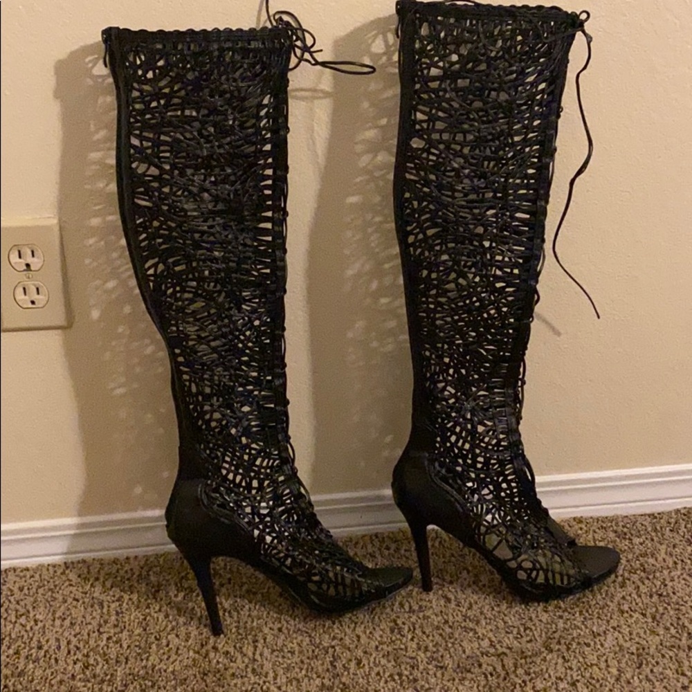 Thigh high heels